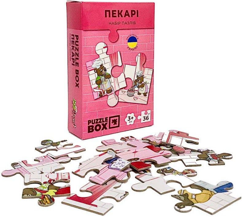 Фото - Пазли (3-4 роки) JoyBand-Bontoy «Пекарі» (36 елем.) (PB01)