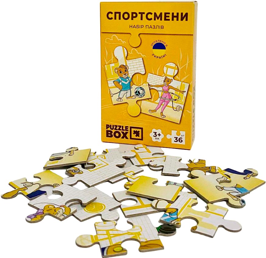 Пазли (3-4 роки) JoyBand-Bontoy «Спортсмени» (36 елем.) (PB03)