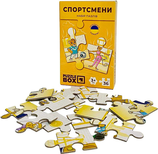 Фото - Пазли (3-4 роки) JoyBand-Bontoy «Спортсмени» (36 елем.) (PB03)