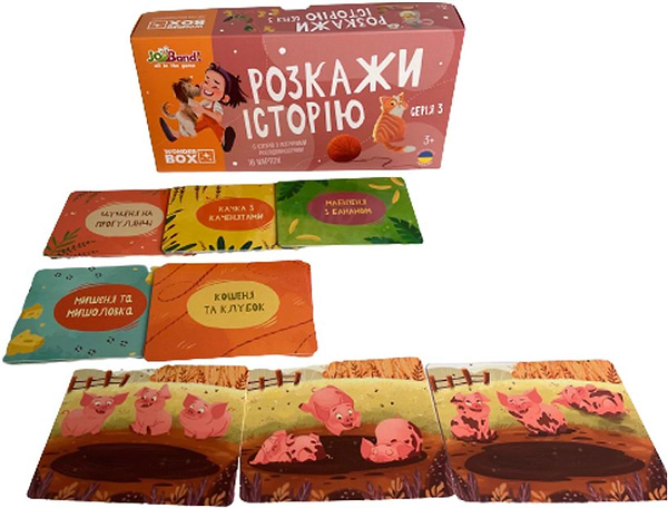 Фото - Настільна гра (3-4 роки) JoyBand-Bontoy «Розкажи історію». Серія №3 (WB103)