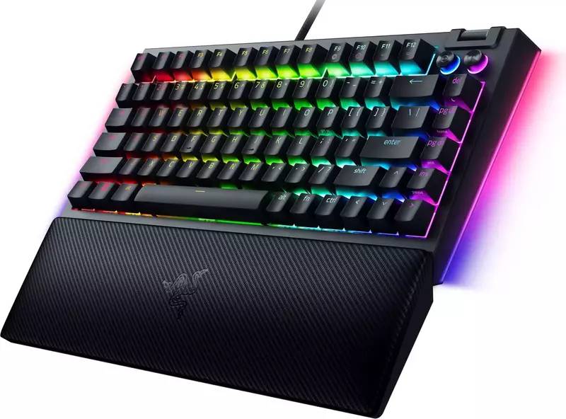 Фото - Клавиатура проводная игровая Razer BlackWidow V4 75% Black (RZ03-05000100-R3M1)