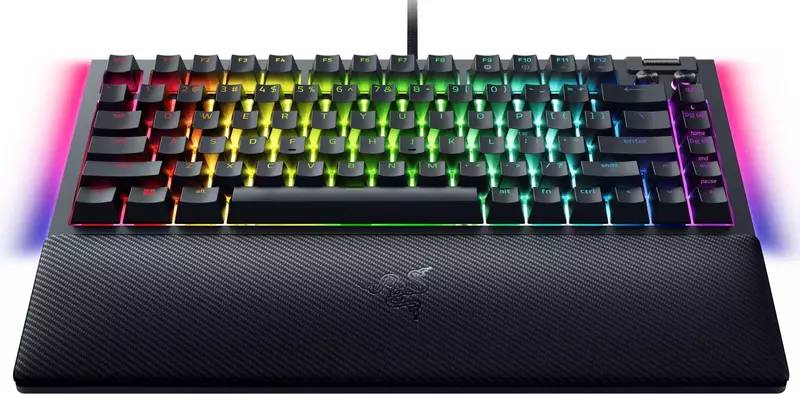 Фото - Клавиатура проводная игровая Razer BlackWidow V4 75% Black (RZ03-05000100-R3M1)