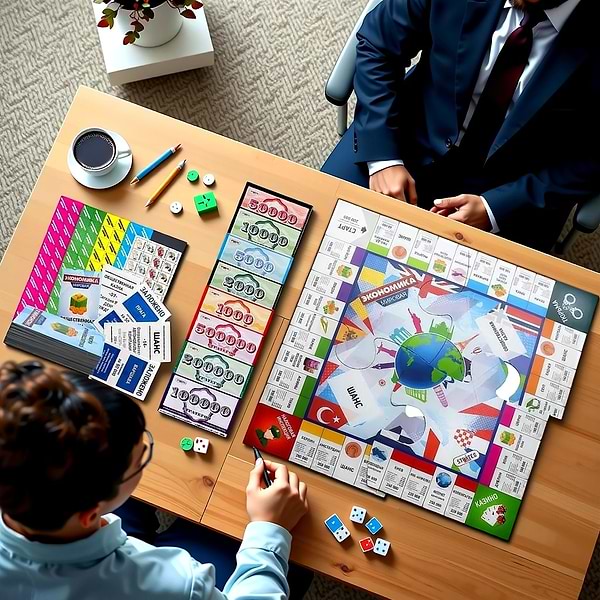 Фото - Настільна гра стратегічна (8+) Strateg Монополія Миру (7007)