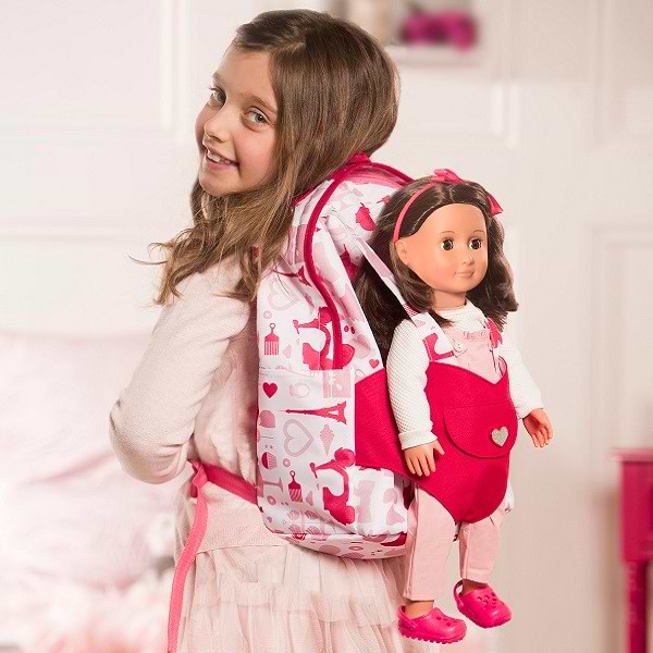 Фото - Одяг та аксесуари для ляльки Our Generation Рюкзак Рожевий (BD37237Z)