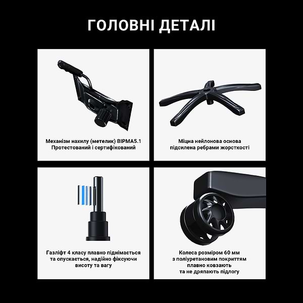 Фото - Кресло для геймеров Anda Seat Luna Pro Size L Gray Fabric (AD18T-44-G-F)
