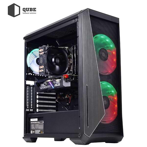 Фото - Уцінка - Системний блок QUBE QB i5 11400F RTX 3060 12GB 3242 (i511400FRTX306012GB3242)
