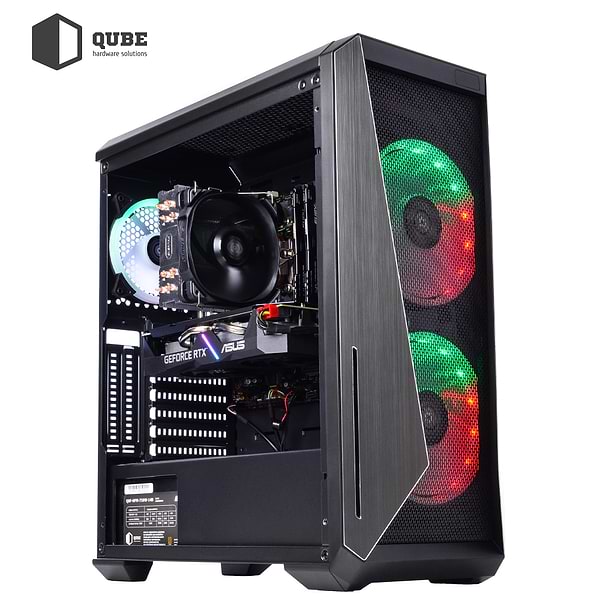 Фото - Системний блок QUBE QB i5 11400F GTX 1660 SUPER 6GB 1641 (i511400FGTX1660SUPER6GB1641)