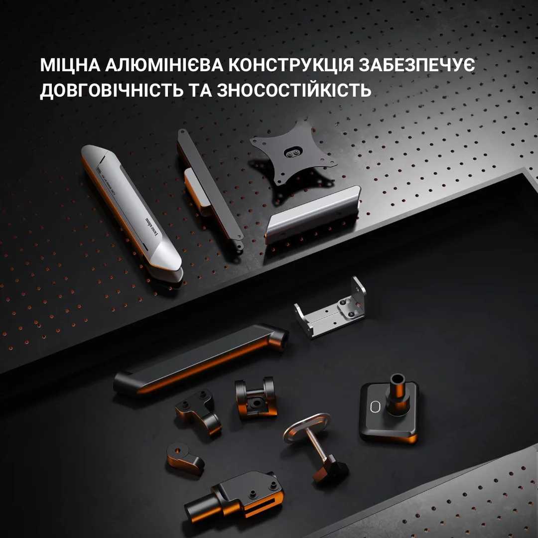 Фото - Кріплення настільне Anda Seat Stealth PRO II RGB 17''-42'' Orange (AD-W-A9X-1S-BO)