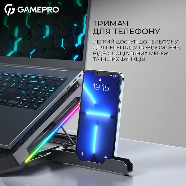 Фото - Підставка під ноутбук охолоджуюча GamePro CP795