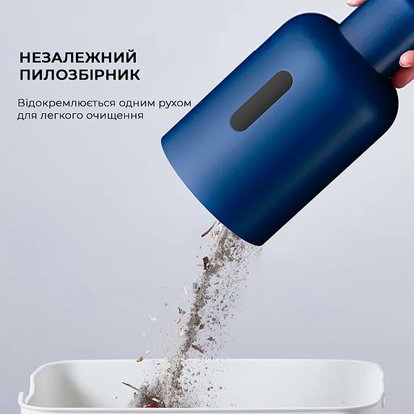 Фото - Пилосос ручний для дому Deerma Corded Stick Vacuum Cleaner Blue (DX1000W)
