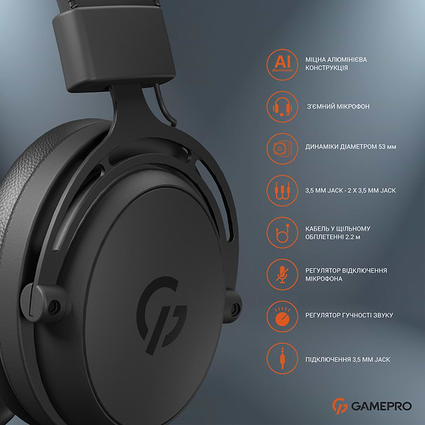 Фото - Гарнитура проводная игровая GamePro HS1050