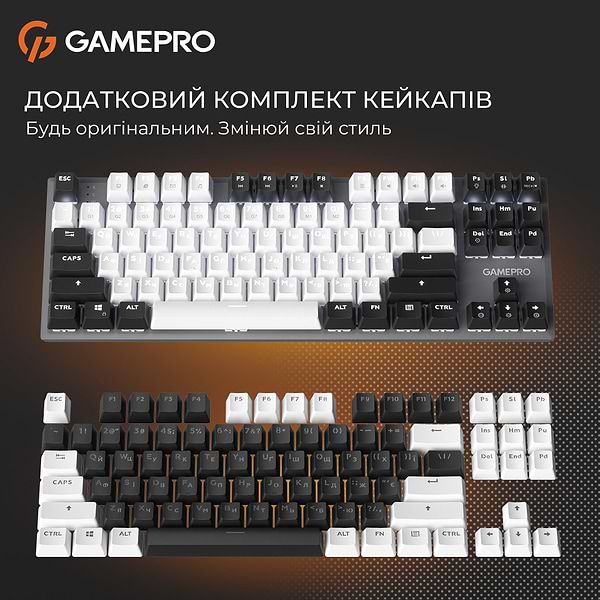 Фото - Клавіатура дротова GamePro Genesis Joker Outemu Red Swithes USB Gray (MK124G)