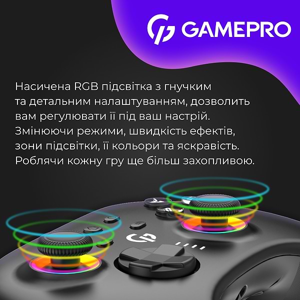 Фото - Геймпад GamePro GPX13BDOC BT Black