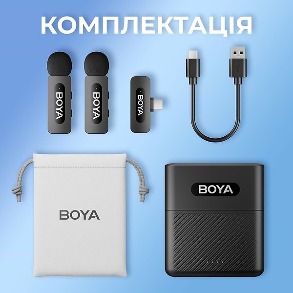 Фото - Мікрофон для смартфона Boya BY-V30 Type-C Black