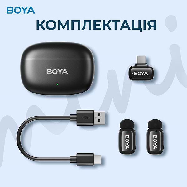 Фото - Мікрофон для смартфона Boya mini-14 Type-C Black