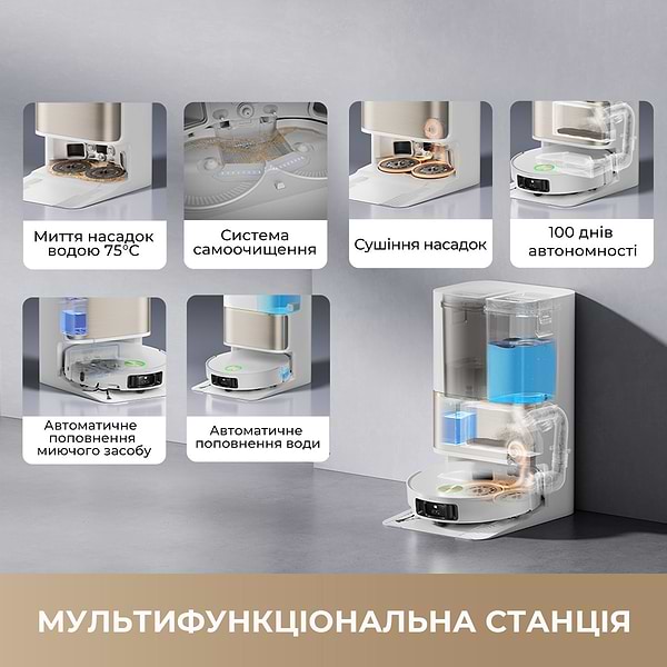 Фото - Робот-пилосос миючий Dreame L50 Pro Ultra