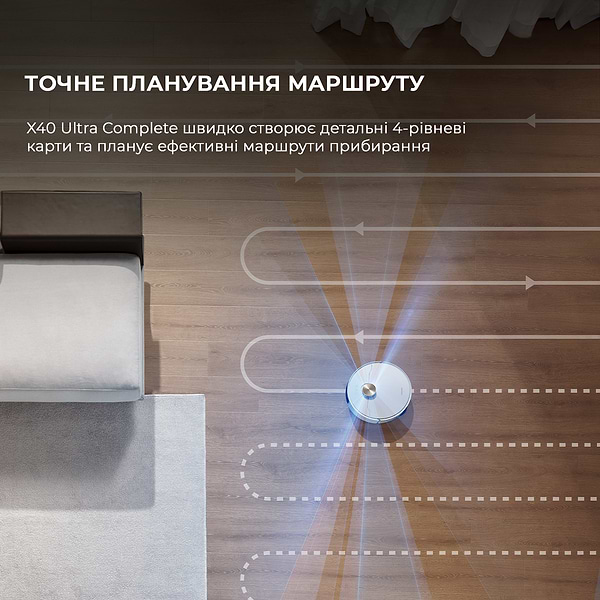 Фото - Уценка - Робот-пылесос моющий Dreame X40 Ultra White