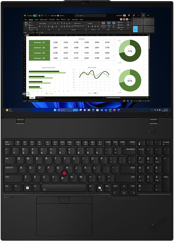 Фото - Ноутбук Lenovo ThinkPad L16 Gen 1 (21L8S1RT00) Black