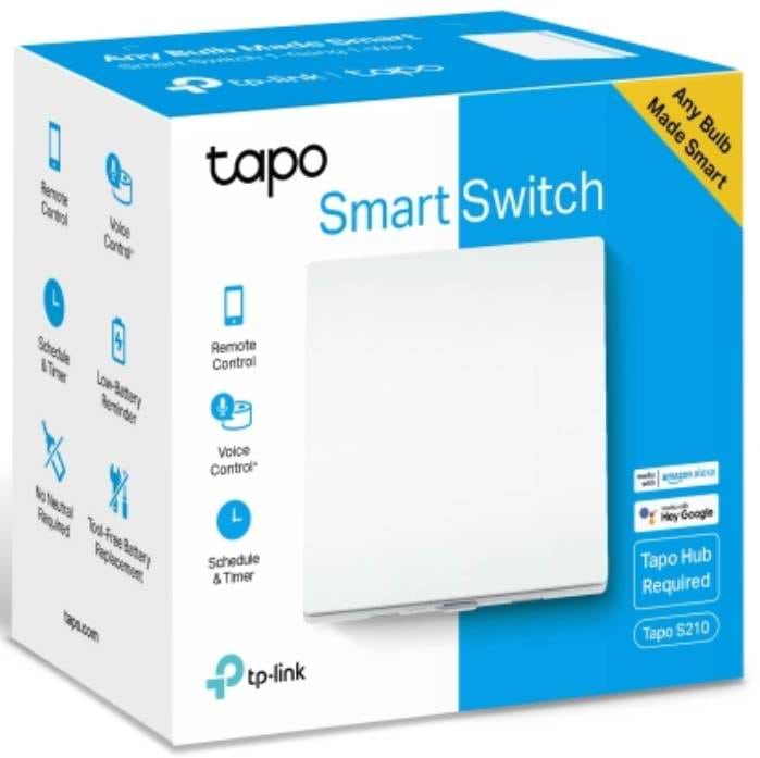 Фото - Кнопка для LightSwitch для одноклавішного вимикача TP-Link Tapo S210