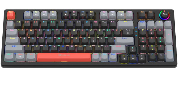 Фото - Клавиатура проводная игровая XTRIKE ME GK-987GGRUA