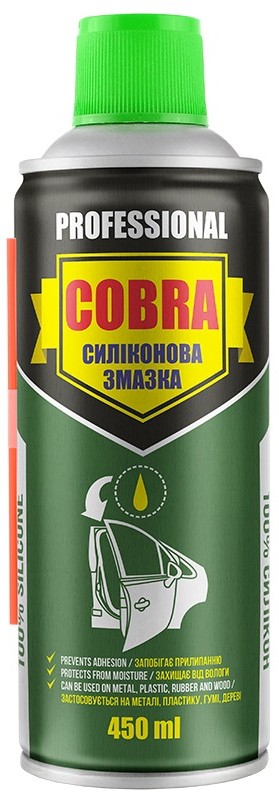 Змазка для авто NOWAX SILICONE SPRAY COBRA 450 мл (NX45200)