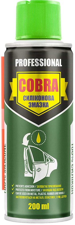 Фото - Змазка для авто Cobra SILICONE SPRAY 200 мл (NX20200)