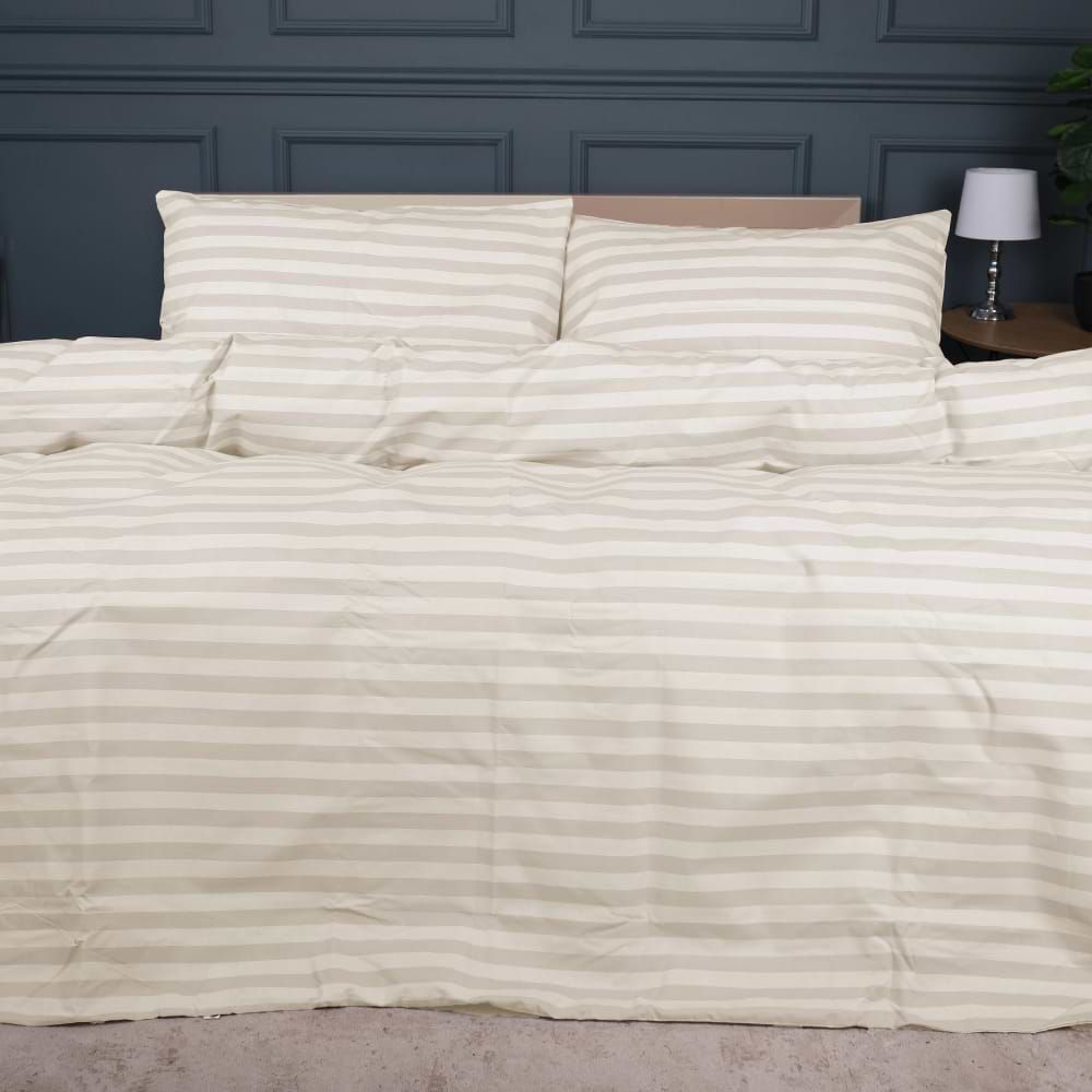 Комплект постельного белья MirSon 160 x 220 Ranforce Elite 17-0604 Stripe Yellow Ранфорс (2200008052652)