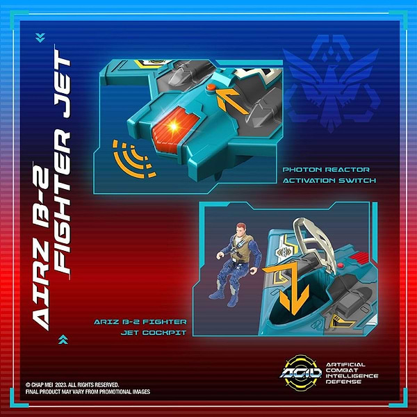 Фото - Набор игровых фигурок A.C.I.D. МорфоЗор Истребитель AIRZ B-2 (535200)