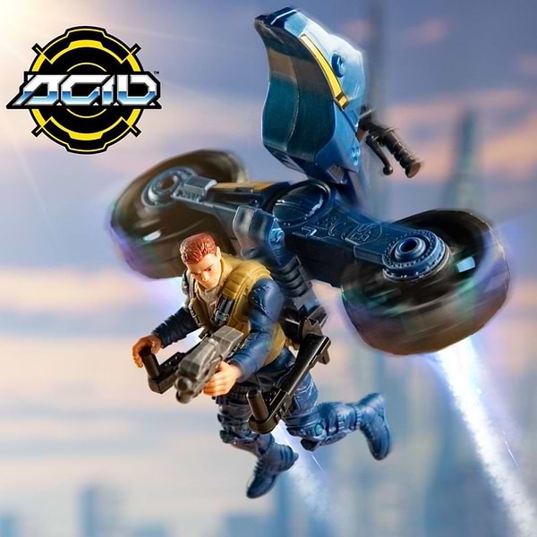 Фото - Набір ігрових фігурок A.C.I.D. МорфоЗор Мотопланер (535001)