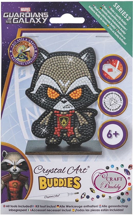 Алмазний живопис Crystal Art Єнот Ракета (CAFGR-MCU012)