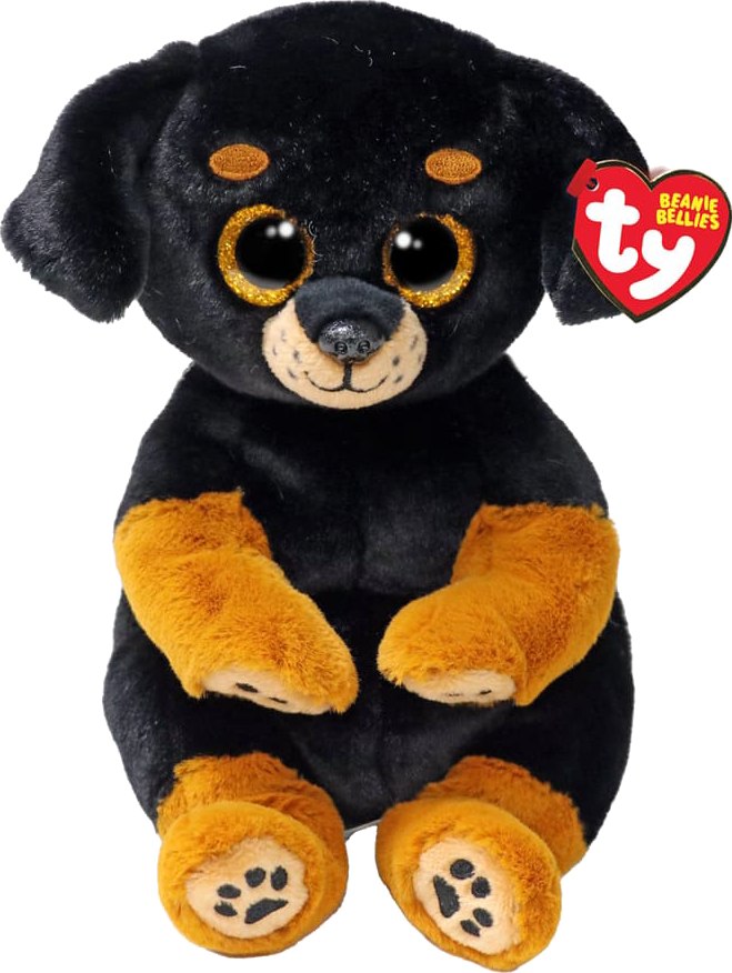 Мягкая игрушка глазастик TY BEANIE BELLIES Пес "ROTTWEILER" (41290)