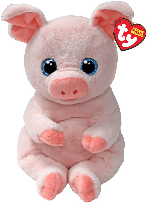 М'яка іграшка глазастик TY BEANIE BELLIES Свинка "PENELOPE" 25 см (43202)