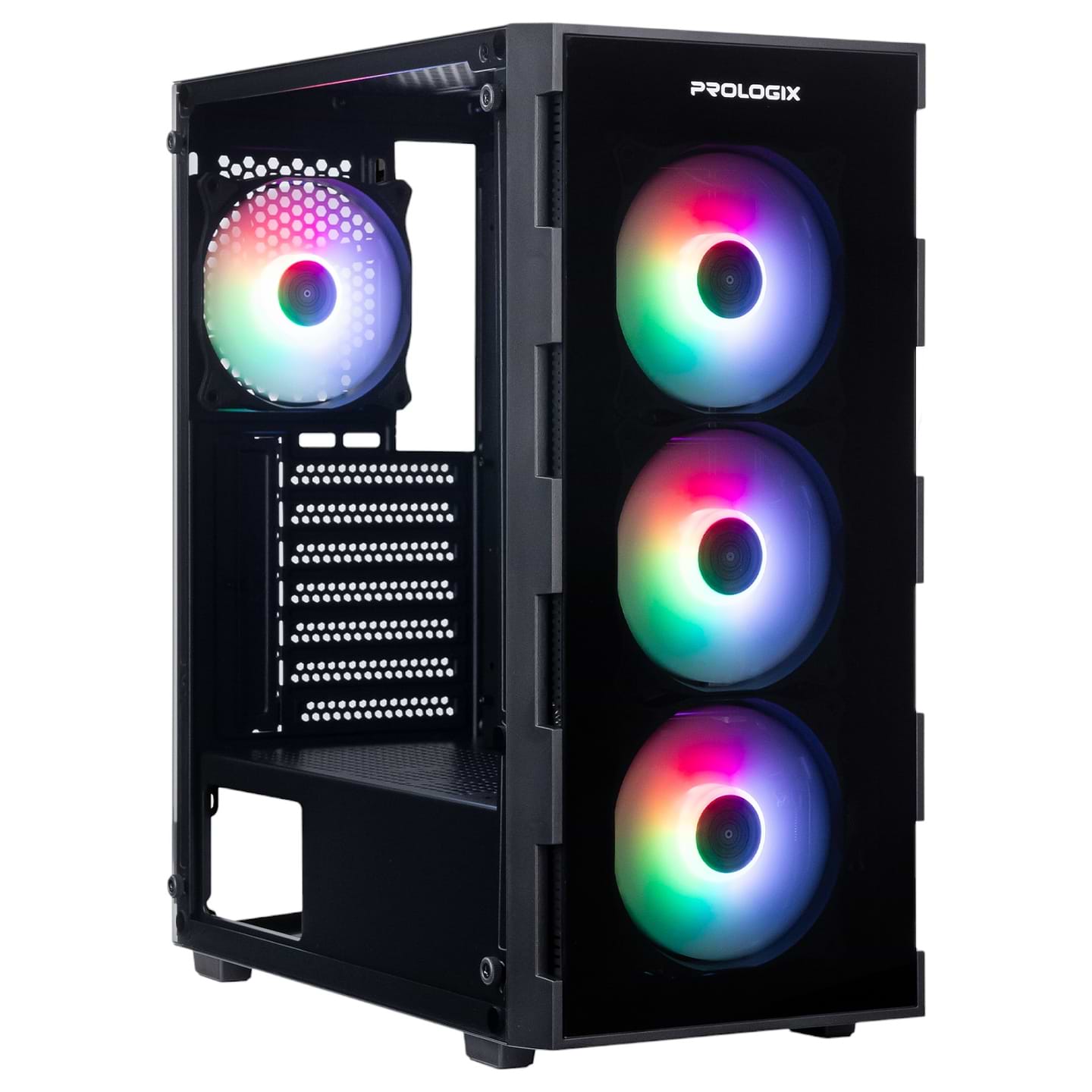 Корпус ProLogix E114 Tempered Glass Black