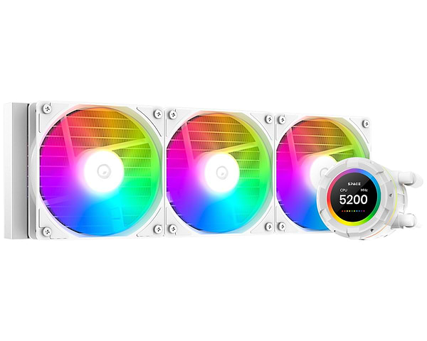 Фото - Водяная система охлаждения ID-Cooling Space LCD SL360 XE White