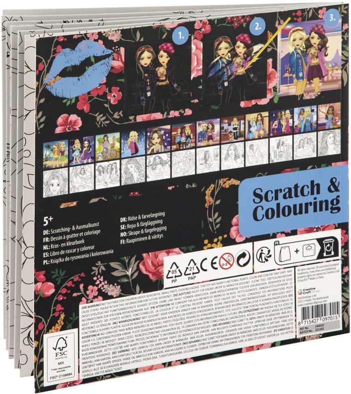 Фото - Гравюра (скрапбукинг) Besties Скретч-раскраска (961008)