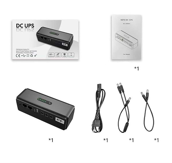Фото - Источник бесперебойного питания Yepo Smart DC-UPS 10400mAh DC-5V/9V/12V (UA-112485)