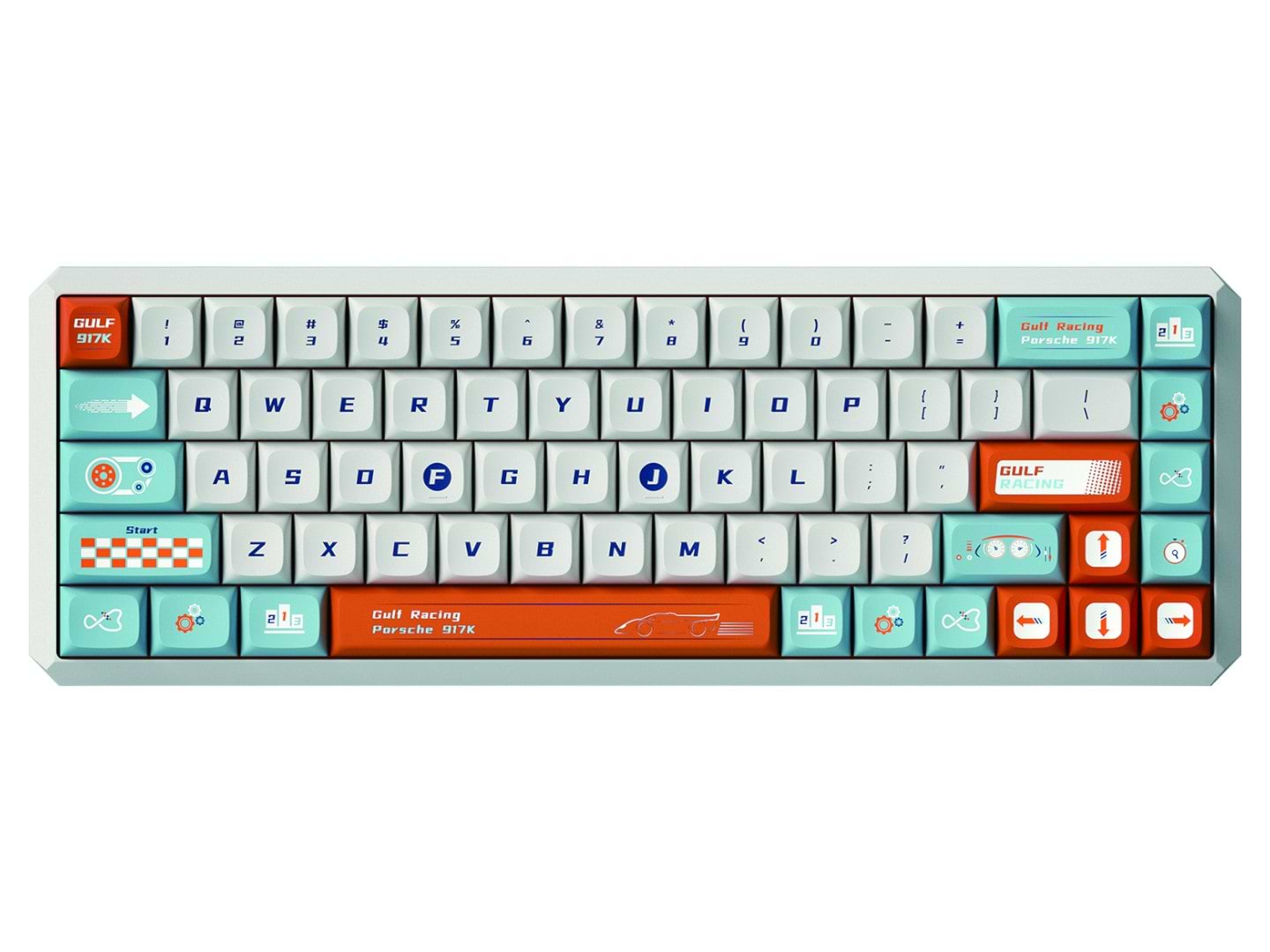 Клавиатура беспроводная игровая Motospeed Darmoshark K5 Gateron Yellow Pro Custom (dmk5cgypro) - Фото 1