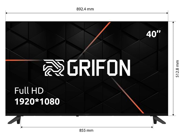 Фото - Телевізор Grifon DV40FSB
