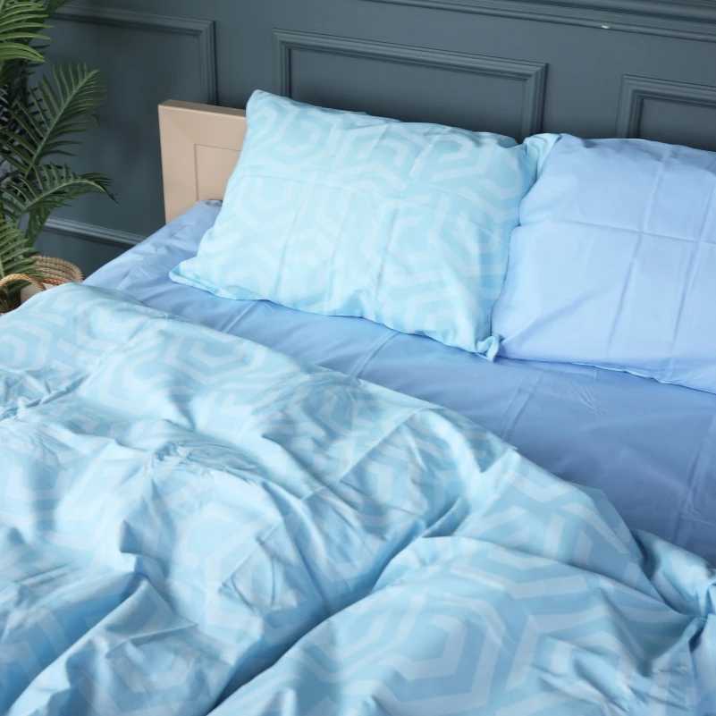 Комплект постільної білизни дитячий MirSon 110х140 см 17-0628 Diamond Blue Бязь (2200008462895)