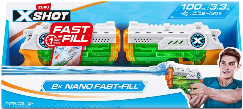 Водяний бластер
 ZURU Fast Fill Nano Double Pack (56334R)