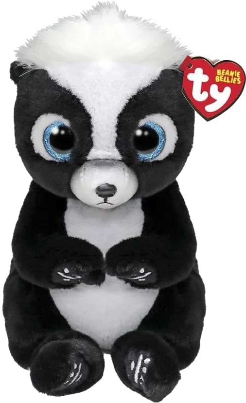 Мягкая игрушка глазастик TY Beanie Bellies Скунс "RUKUS" (41288)