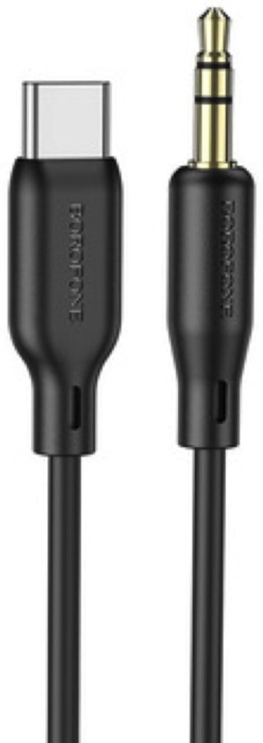 Кабель синхронізації даних BOROFONE BL18 Type-C Black (6941991101069)