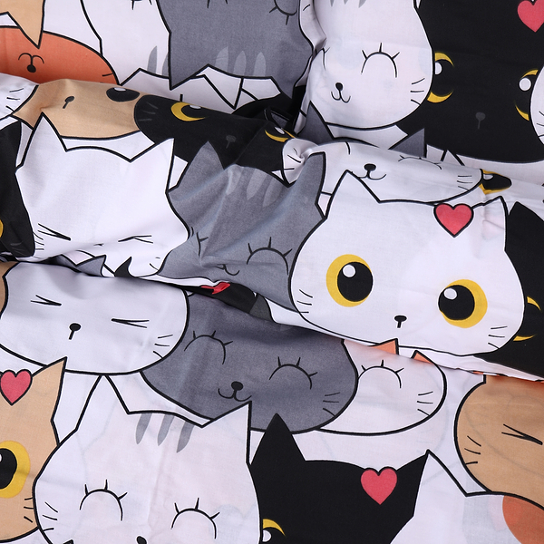 Фото - Наволочка MirSon Ranforce Elite 17-0769 Funny Cat 70х70 см (2200011041858)