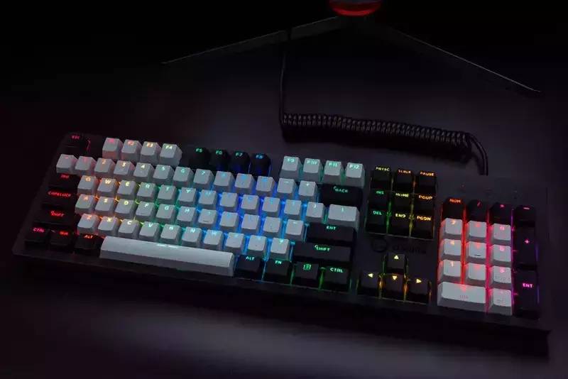 Фото - Клавиатура проводная игровая Lorgar Azar 514 RGB EN/UA Gaming Wired Black (LRG-GK514B-UA)