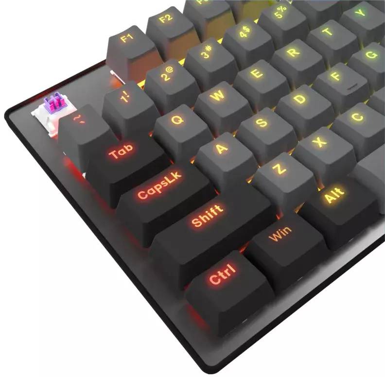 Фото - Клавиатура проводная игровая Lorgar Azar 514 RGB EN/UA Gaming Wired Black (LRG-GK514B-UA)