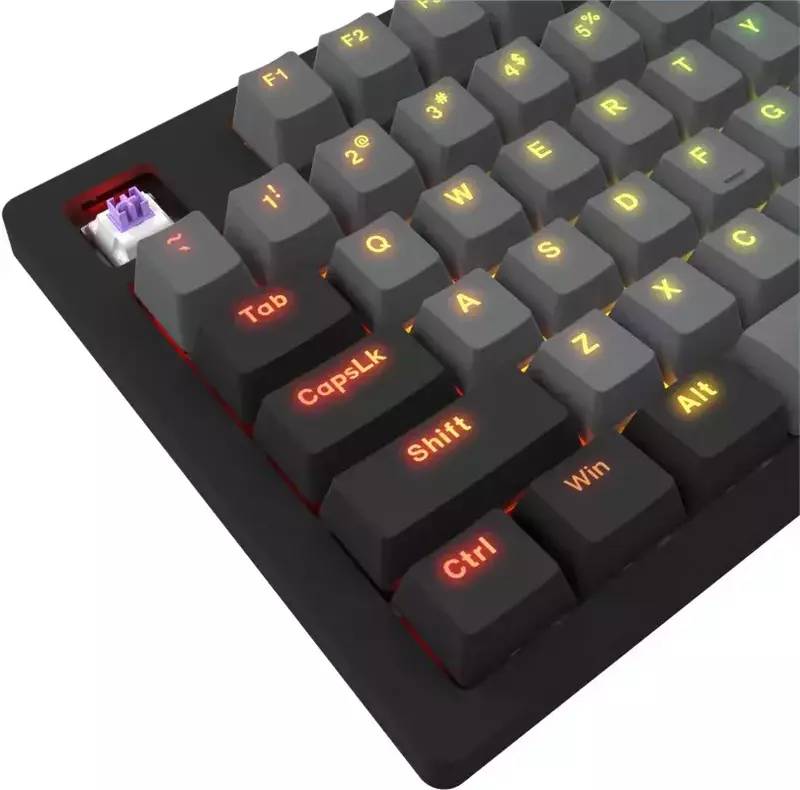 Фото - Клавиатура проводная игровая Lorgar Azar 514 RGB EN/UA Gaming Wired Black (LRG-GK514B-UA)