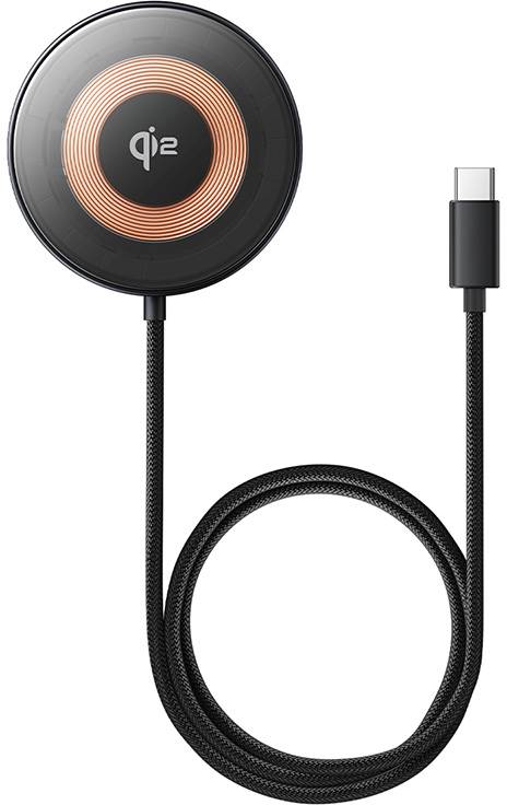 Беспроводное зарядное устройство Baseus Simple Mini4 Magnetic Wireless Charging Stand Qi2 15W Universal Explorer Edition Cosmic Black (P10273300121-01)