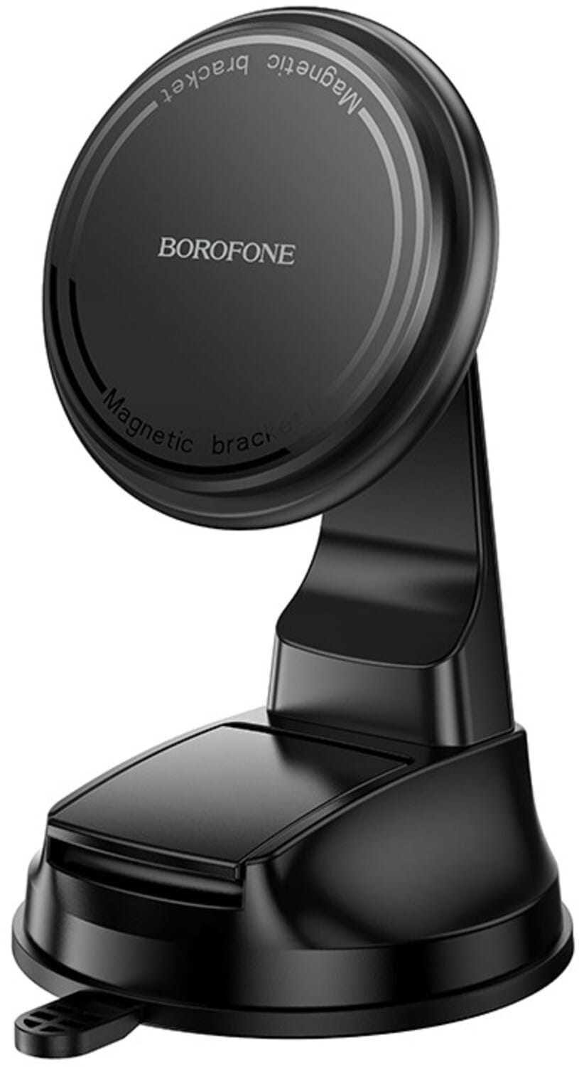 Автотримач BOROFONE BH136 Parker ring magnetic car holder(center console) Black (6941991121418)