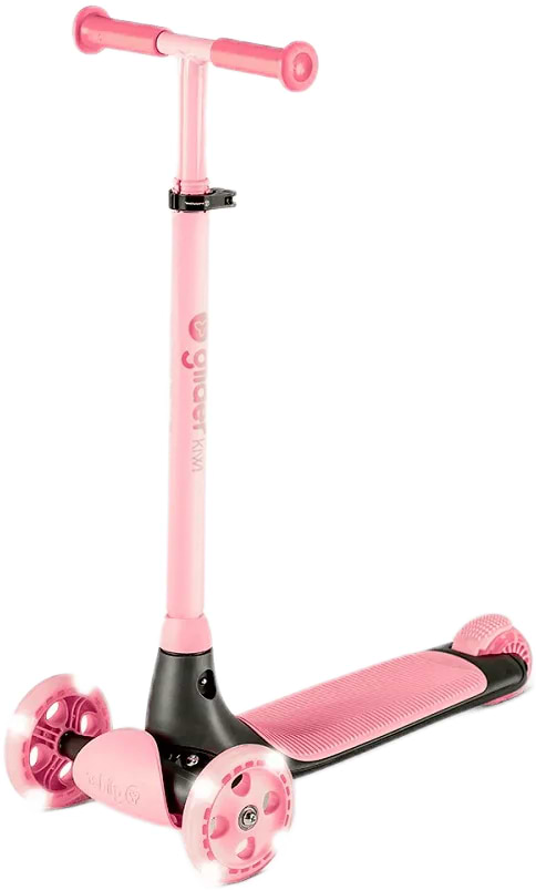 Триколісний самокат YVolution YGlider Kiwi Розовый (Y101260)