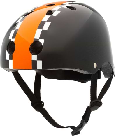 Шлем Coconut Черный/Оранжевый 47-53 см (COCO 5S)